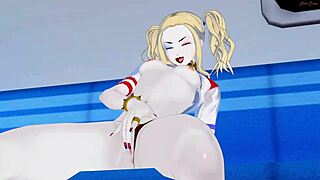 Harley Quinn Fingers Her Pussy On Subway!