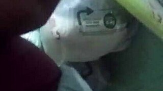 bronha poses seductively in jeans