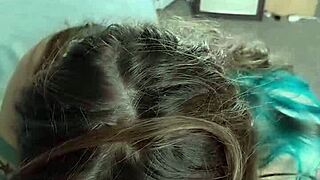 your biggest fan teases with toys and riding