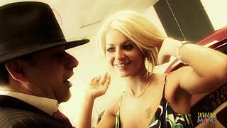 I share my hard cock with the female boss and blonde babe