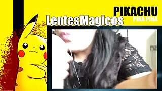 Gordita De Lentes Hace Mamada Y Se Traga Toda La Leche