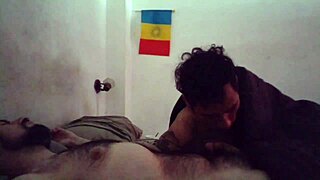 i wake up my hairy lover with a passionate blowjob