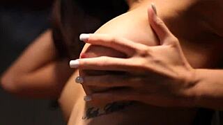 Kendall Karson flaunts her curves in solo scenes.