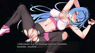 Sexuality in a hentai anime: blowjob and masturbation