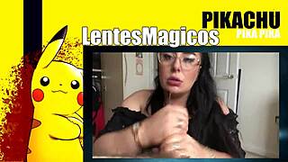 Gordita De Lentes Hace Mamada Y Se Traga Toda La Leche