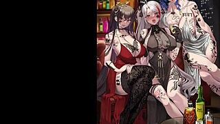 i love ahegao hmv with big black cocks in interracial hentai scenes