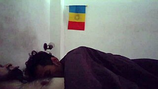 i wake up my hairy lover with a passionate blowjob