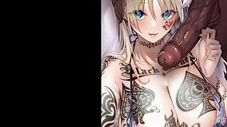 i love ahegao hmv with big black cocks in interracial hentai scenes