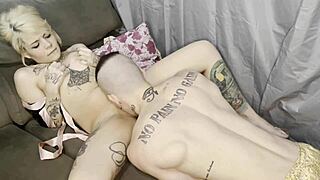 Pregnant Friend Relaxed with Intense Oral from Kyra