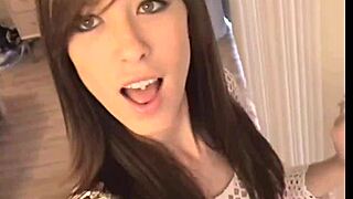 Brookeskye and Asian babe in lingerie licking pussies