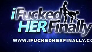 Naked dude licks shaved pussy of half-naked babe on sofa, cum in mouth follows