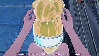 Cinderella Receives Blowjob and Ass Play in Park Before Midnight