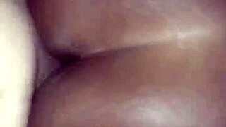 Fat ebony woman in interracial scene