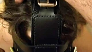 Masked Blowjob With Deep Throat Action