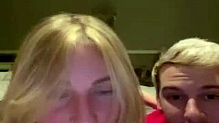 A blonde teen explores her body on Periscope