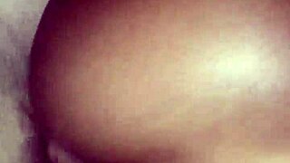 Fat ebony woman in interracial scene