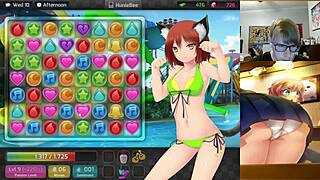 Meeting a catgirl in the park