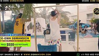 tasty brunette pussy gaping wide