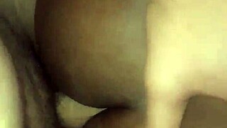 Fat ebony woman in interracial scene