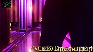 Late night bowling with Lucio Marave.