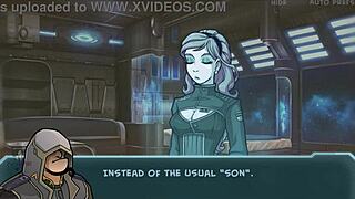 Let's watch this hot lesbian hentai scene