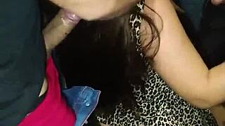 Bella Casada Bends Over For Gangbang