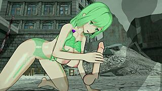 3D Hentai Big Ass Big Tits Blowjob And Creampie Orgasm.