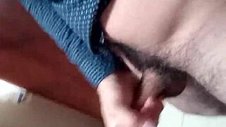 Latina Prostitute María Sucks Cock and Gets Cumshot from Client