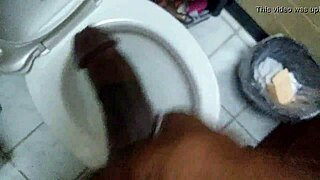 Solo Guy Rubs Monster Cock With Soap