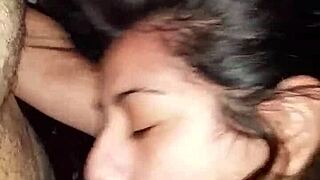 horny girl sucks and fucks spic?