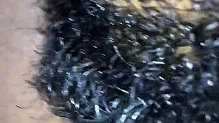 Fat ebony BBW quickie homemade fuck