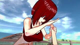 3d hentai character enjoys big ass and tits sex