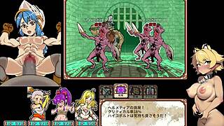 Exploring succubus harem in anime game play part 2