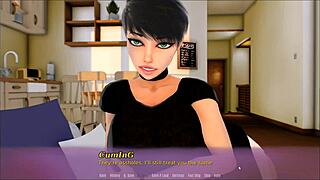 Saleswoman in lingerie shows off her perfect ass!