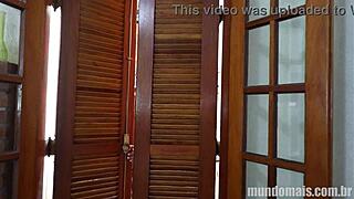 Handyman spies two guys fucking in room