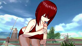 3d hentai character enjoys big ass and tits sex