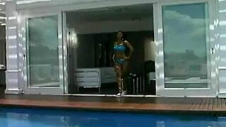 I love this tanned Brazilian brunette's beauty