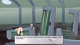 18titans episode 36 robotic tesla pussy creampies big tits