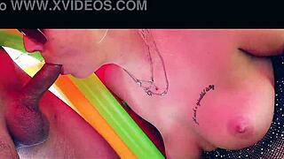 Vicky Wilfing in Croatia 2: Blonde MILF sucks and fucks