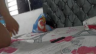 Neighbor Visits Before Pool Trip