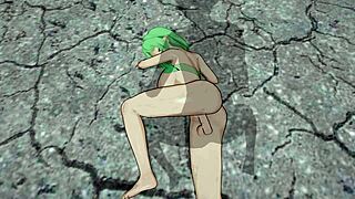 3D Hentai Big Ass Big Tits Blowjob And Creampie Orgasm.