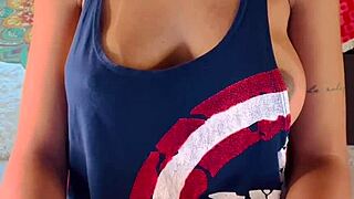 NATURAL TITS BIKINI WATER IN MOUTH