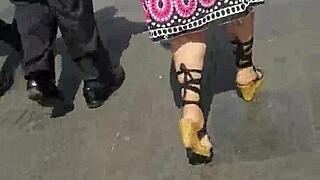 Check Out These Beautiful Girls In A Voyeur Scene