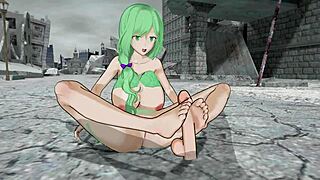 3D Hentai Big Ass Big Tits Blowjob And Creampie Orgasm.