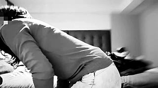 Amateur babe gets hammered by her stepbrother in cowgirl