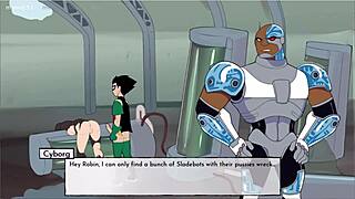 18titans episode 36 robotic tesla pussy creampies big tits