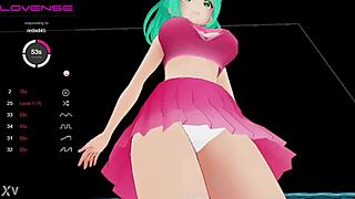 mystic hentai magical girl vtuber sways hips in web chat