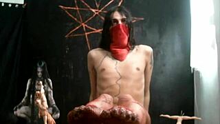 Shemale Whore Worships Big Cock With Feet