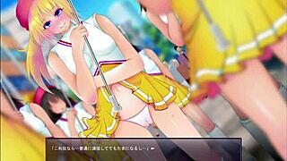 Detailed exploration of play girl in anime game part 1