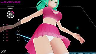 mystic hentai magical girl vtuber sways hips in web chat